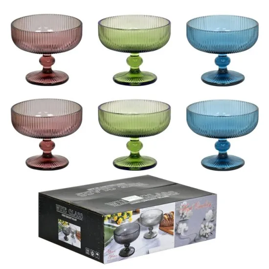 Set Postre 6 Piezas Colors