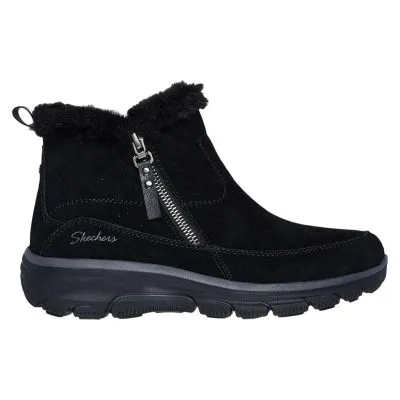 BOTA MUJER EASY GOING COOL ZIP BLK SKECHERS