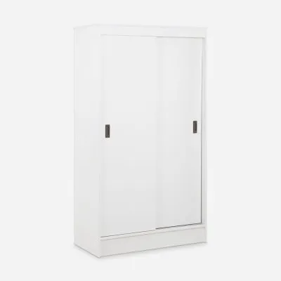 CLOSET CABURGA 2 PUERTAS CORREDERA OLMO BLANCO CIC