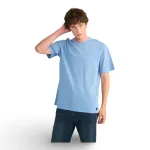 Polera Hombre Regular Fit Piqué Celeste Ellus