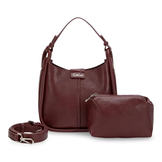 Cartera Bandolera Grande Burdeo Gacel