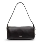 Cartera Oval Negra Tachas Decorativas Gacel