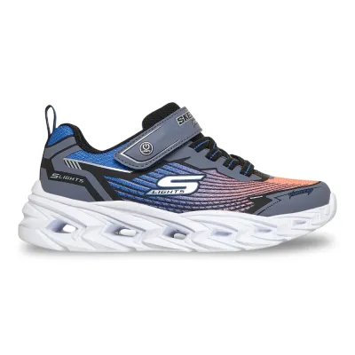 Zapatilla Niño Vortex 3.0 S Lights Gris Azul Skechers