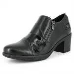 Zapato Mujer Siena Tacón Negro Alquimia