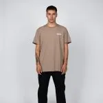 Polera Hombre Café Estampado California Reef
