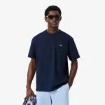 Polera Hombre Algodón Azul Marino Logo Clásico Lacoste