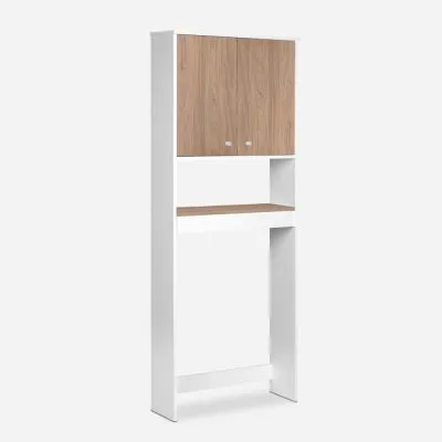 Estante WC 2 Puertas Blanco Olmo Cic