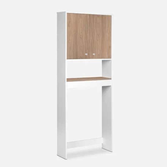 Estante WC 2 Puertas Blanco Olmo Cic