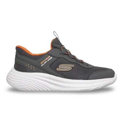 Zapatilla Niño Bounder Pro Char Gris Skechers