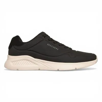 Zapatilla Hombre Uno Lite Suited Lite Negro Skechers