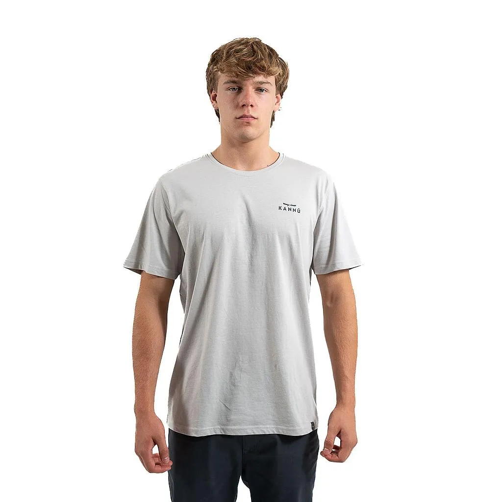 Polera Manga Corta Hombre Lifestyle Gris Kannu