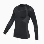 Polera Primera Capa Hombre Negra Slim Fit Manga Larga Kannu