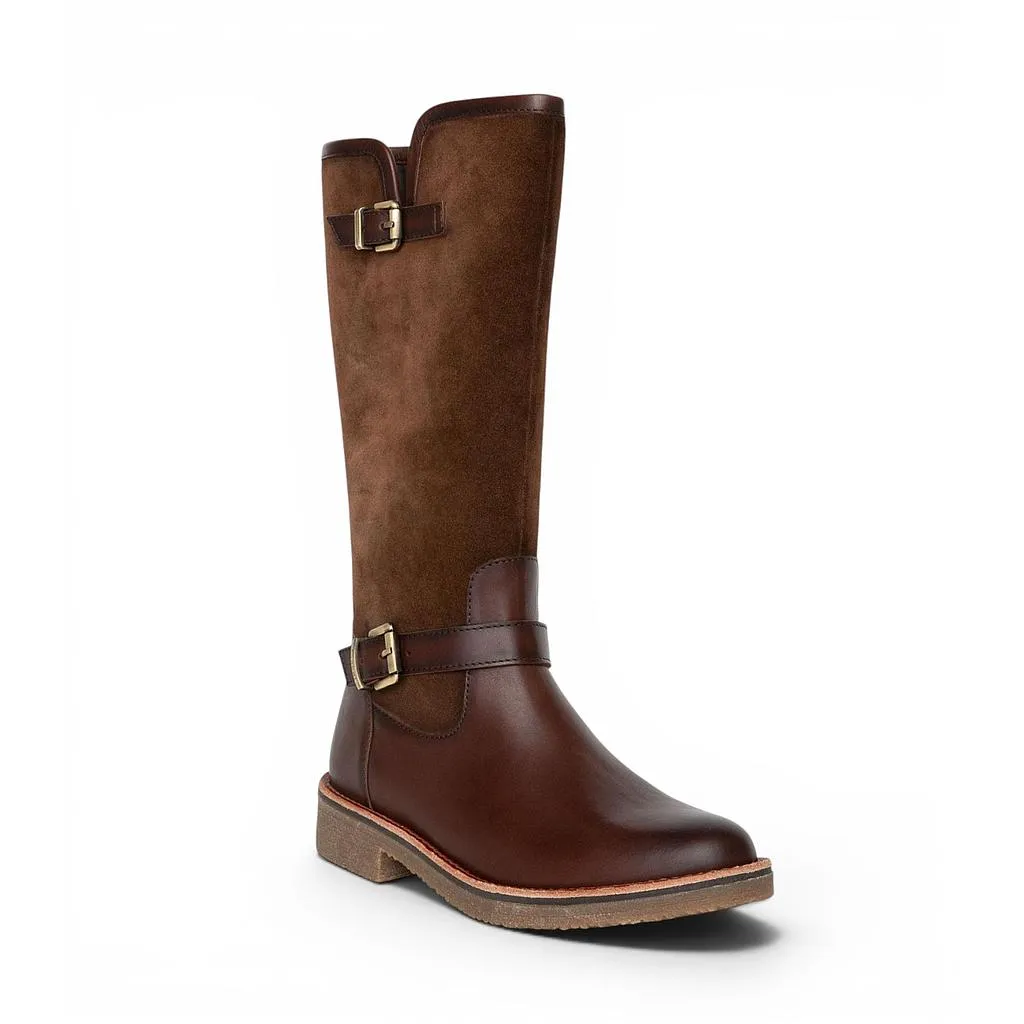 Bota  Mujer Napa Chocolate Nora Gacel