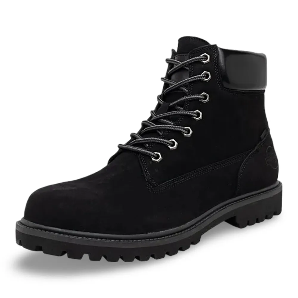 Botin Hombre Cuero Timber Negro Casual London Adixt