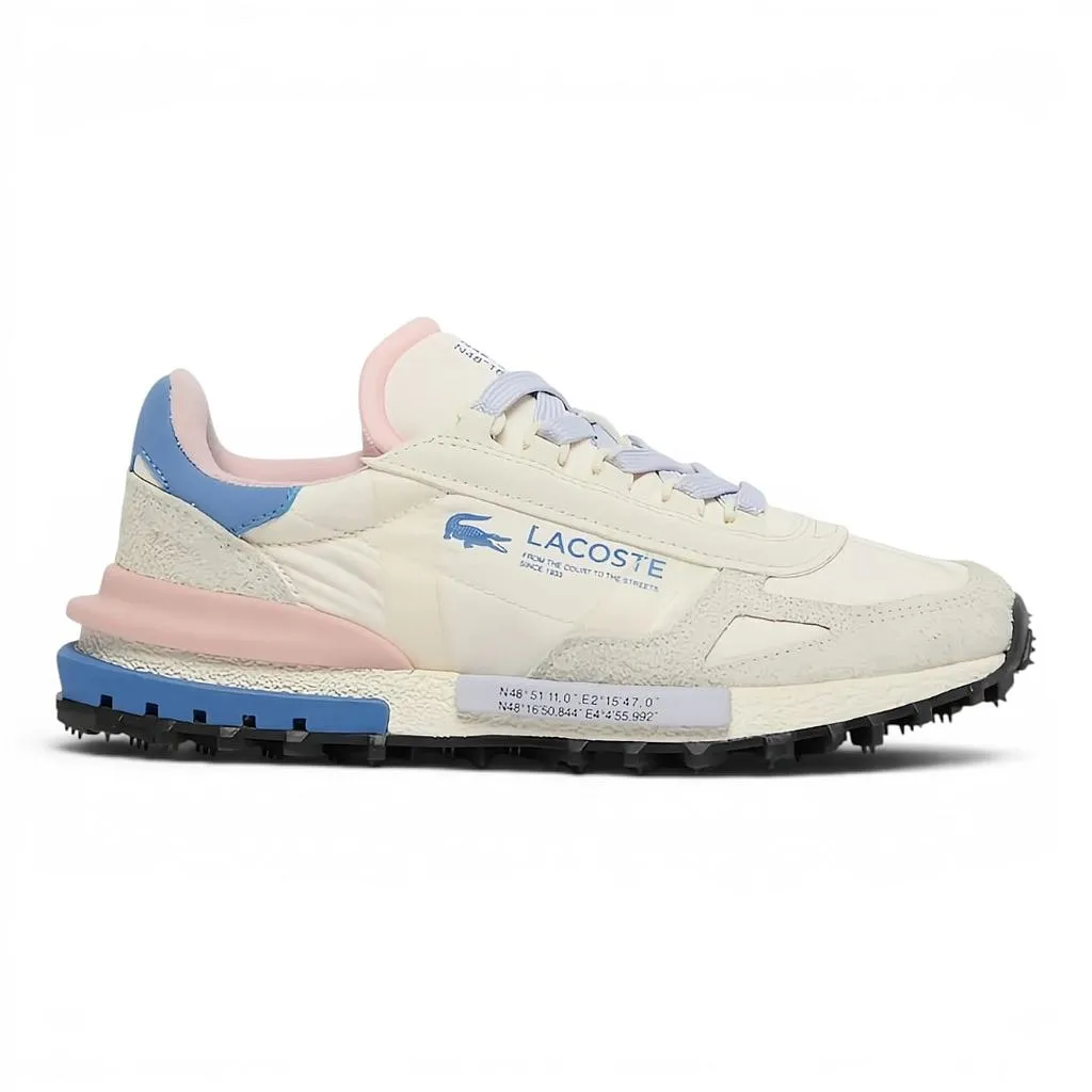 Zapatilla Mujer Elite Active 1261 Sfa F Beige Lacoste