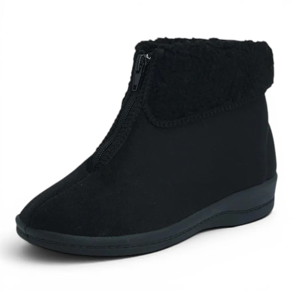 Botín Descanso Mujer Cozy Negro Passer