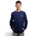Polera Juvenil Manga Larga Navy Maui