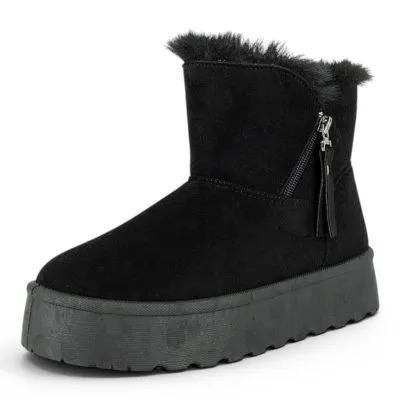 Botin Mujer Plataforma Chiporro Cierre Lateral Negro Alquimia