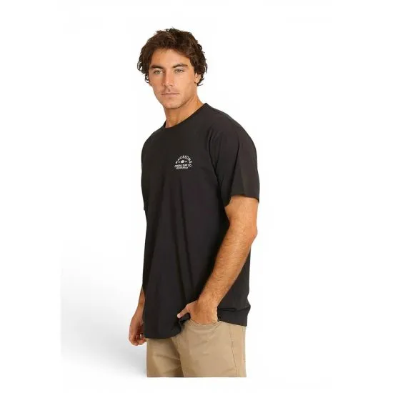Polera Hombre MC Faxof Negro Maui