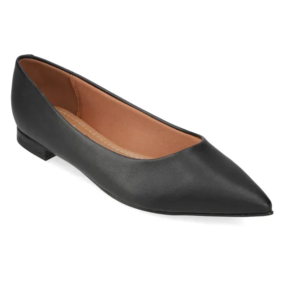 Zapato Ballerina Mujer Clásico Negro Vizzano