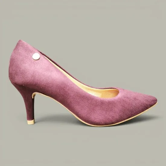 Zapato Mujer Camurca Flex Vino Vizzano