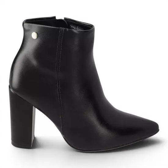 Botin Mujer Napa Genebra Negro Vizzano