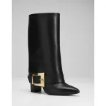 Bota Mujer Napa Genebra Negro Vizzano