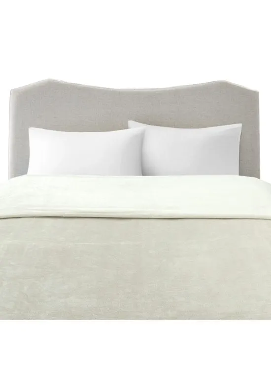 Frazada Flannel Illusions Beige 2 Plazas
