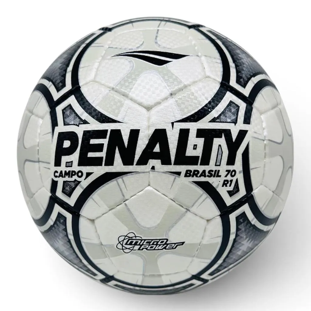 Balon de Futbol Brasil 70 R1 Blanco Negro N°5 Penalty