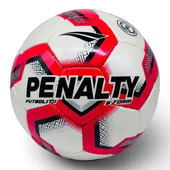 Balon de Futbolito Storm XXV Rojo Negro N°4 Penalty