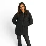 Parka Lightweight Logomania Negro Ellus