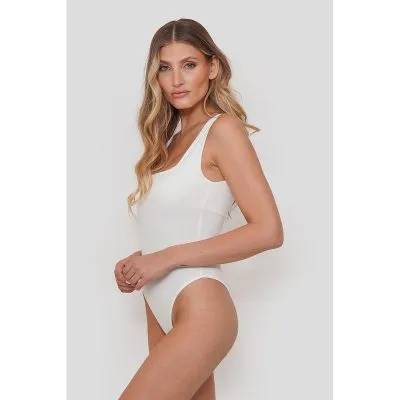 Body Lycra Satin Milana Blanco