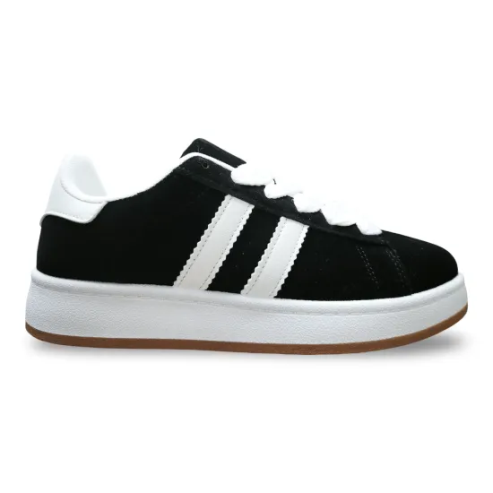 Zapatilla Urbana Mujer Verona Black New Walk