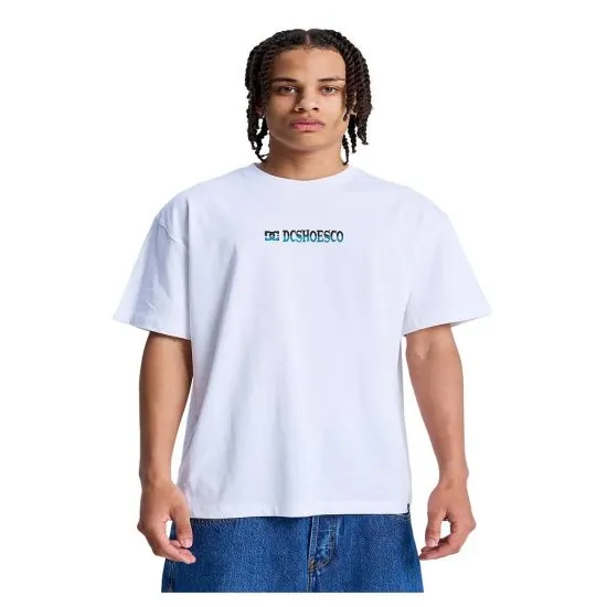 Polera Hombre Manga Corta Bright White Dc Shoes