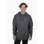 Poleron Hombre Con Gorro Gris Oscuro Dc Shoes