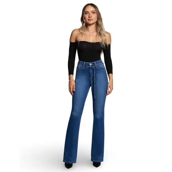 Jeans Mujer Recto 4311-00 Azul Mohicano