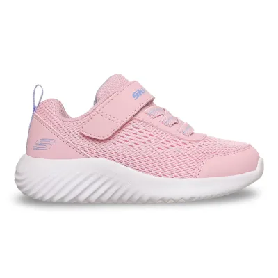 Zapatilla Niña Bounder Free And Easy Rosado Skechers
