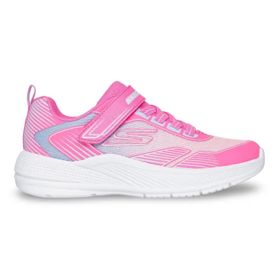 Zapatilla Niña Microspec Advance Oasis Poi Rosado Skechers