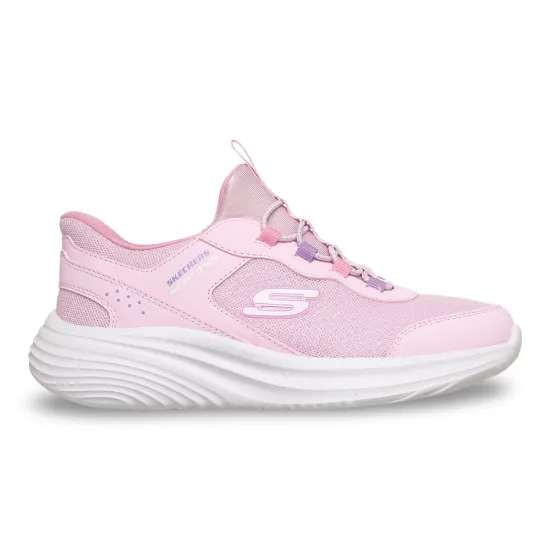 Zapatilla Niña Bounder Pro Step One Rosado Skechers
