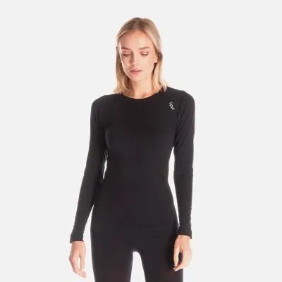 Polera Primera Capa Skintec Active Q-Dry Mujer Negro Lippi