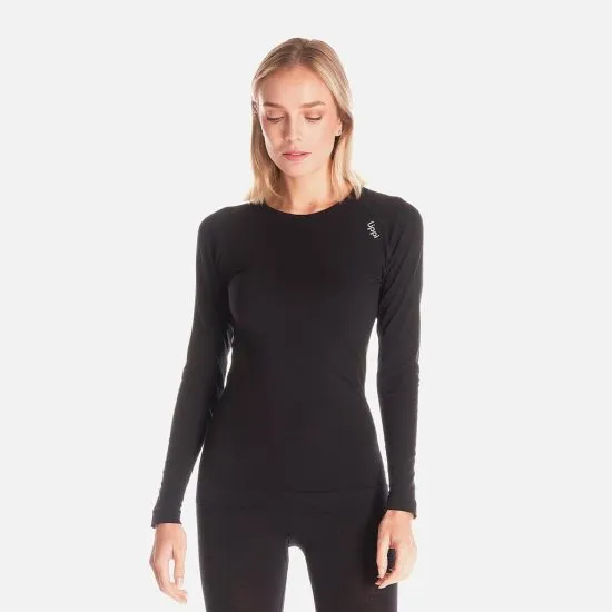 Polera Primera Capa Skintec Active Q-Dry Mujer Negro Lippi