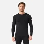 Polera Primera Capa Skintec Active Warm Top Negro Hombre Lippi