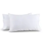 Set 2 Fundas Almohadas 300 Hilos 50×90 cm Blanco