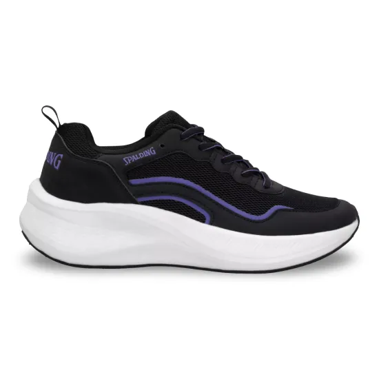 Zapatilla Mujer Trail Running Graphic Circuit Negro Spalding