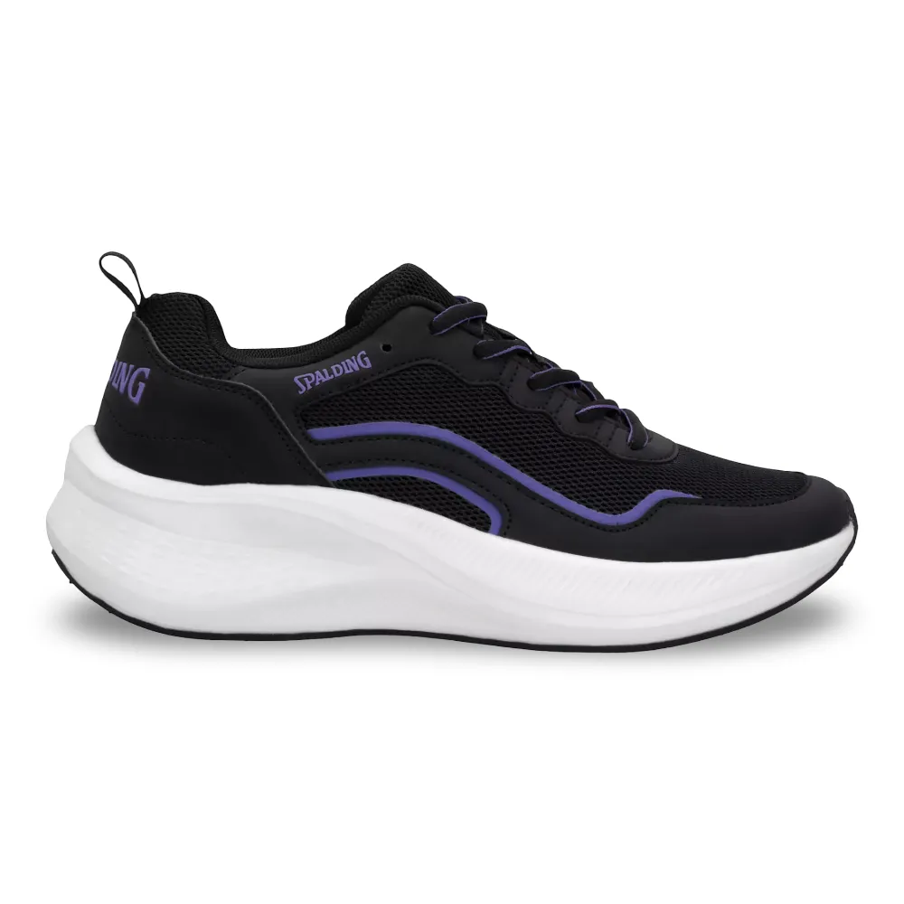 Zapatilla Mujer Trail Running Graphic Circuit Negro Spalding