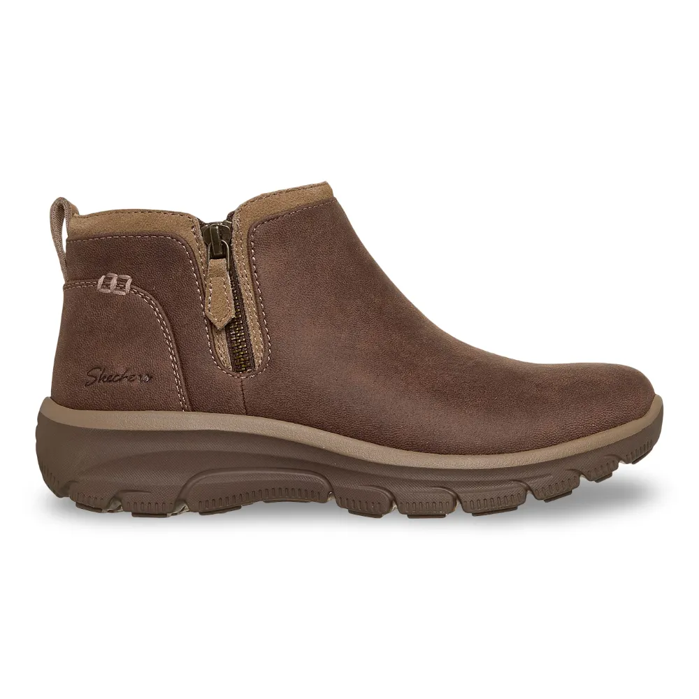 Botín Mujer Easy Going Fall View Café Skechers