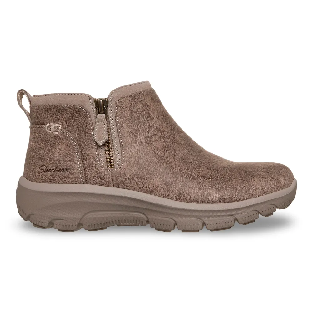 Botín Mujer Easy Going Fall View Taupe Skechers