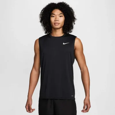Polera Deportiva Hombre Sin Mangas Hydroguard Negro Nike