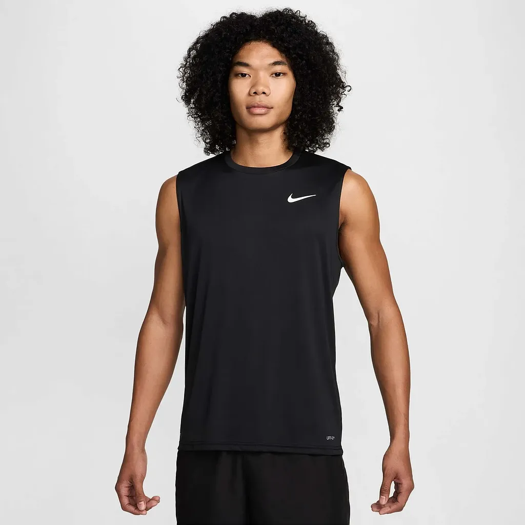 Polera Deportiva Hombre Sin Mangas Hydroguard Negro Nike
