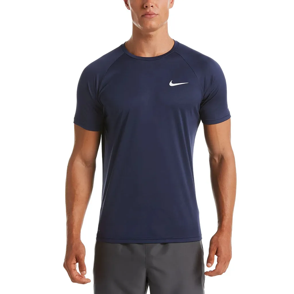 Polera Deportiva Hombre Hydroguard Azul Nike